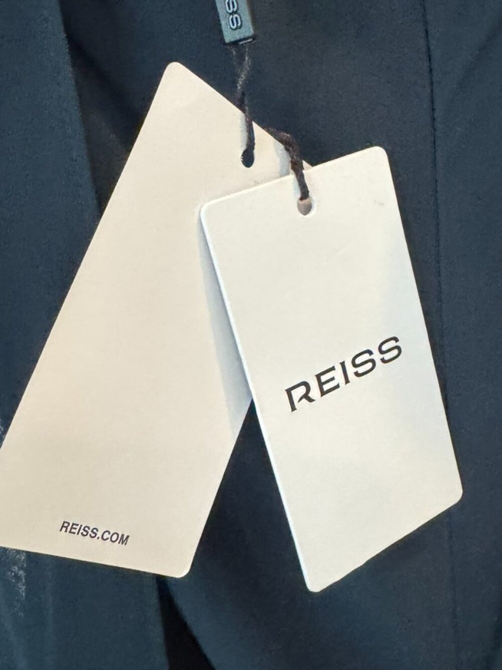 REISS Teal Green Cape Dress - Picture 7 of 8